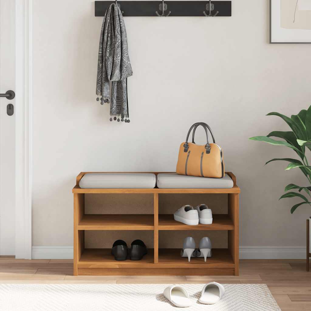 Prieškambario suoliukas SANDNES 87x40x50 pušies masyvo