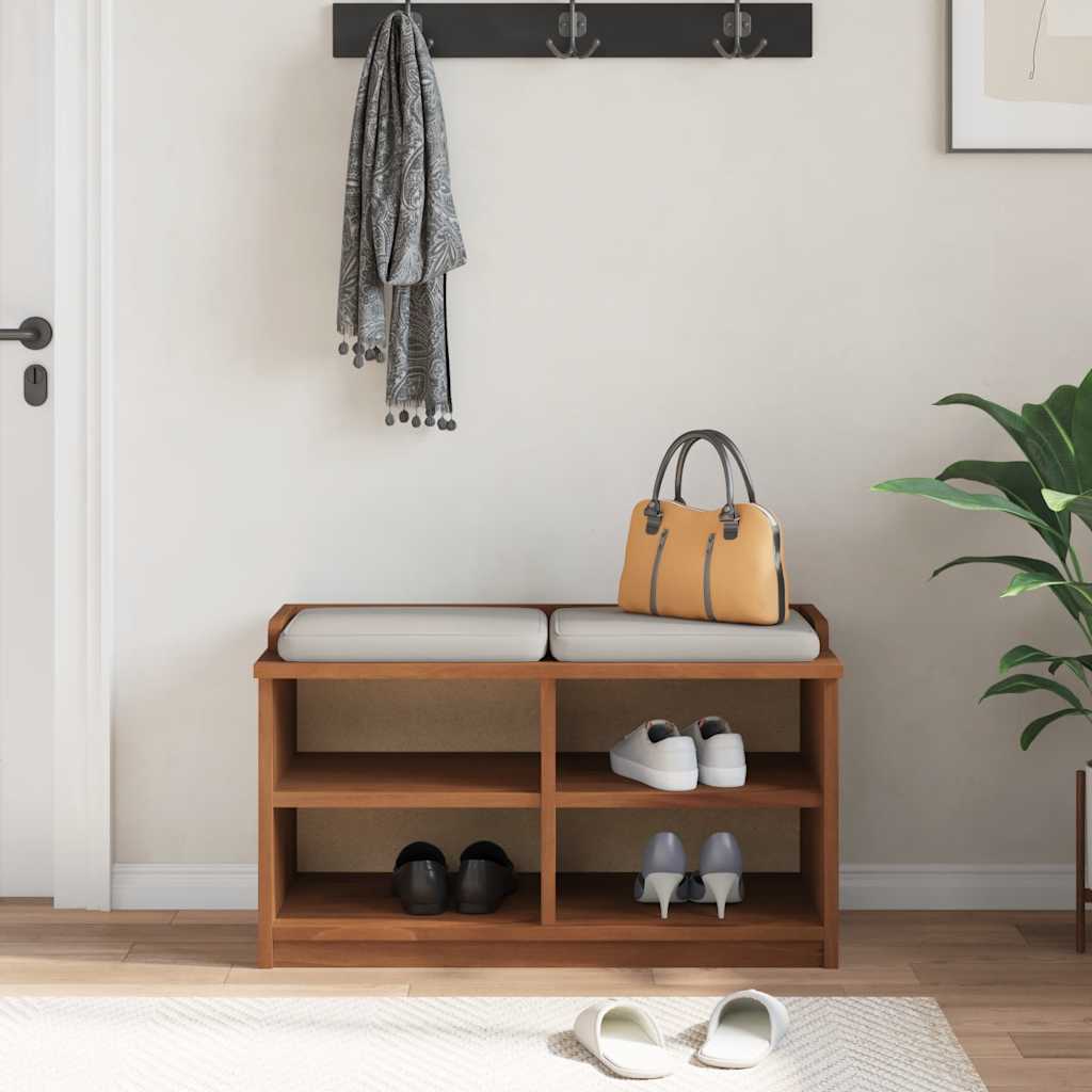 Prieškambario suoliukas SANDNES 87x40x50 pušies masyvo