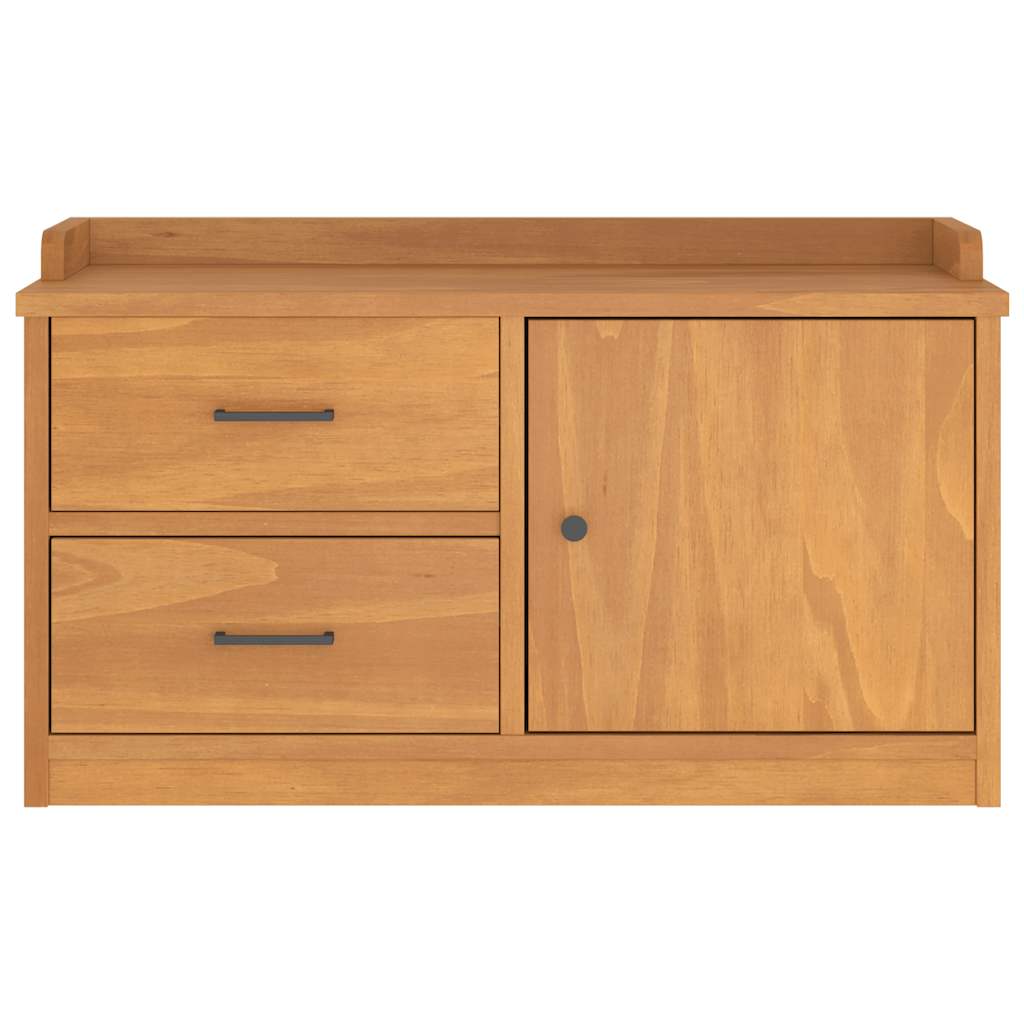 Prieškambario suoliukas SANDNES 87x40x50 pušies masyvo