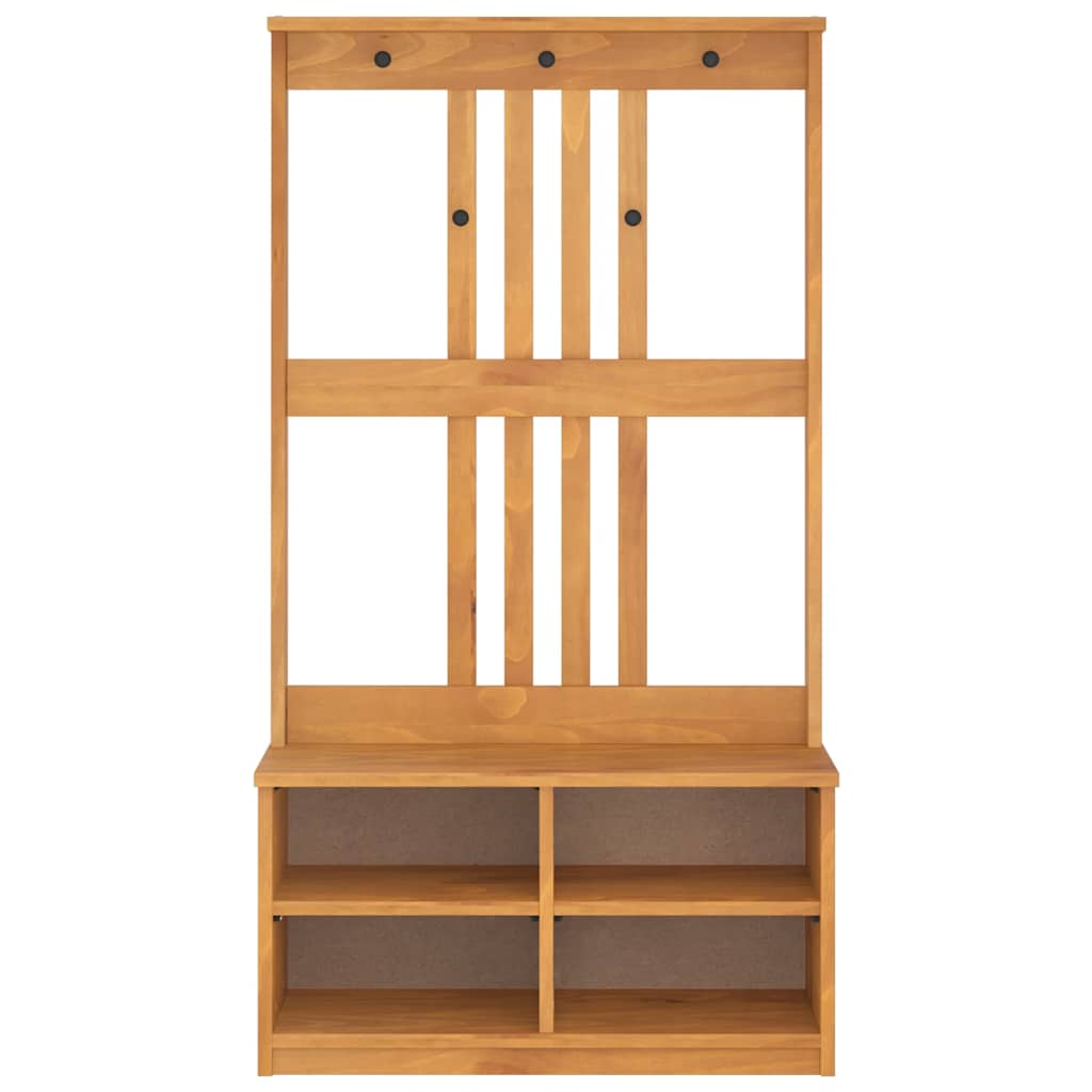 salės medis "SANDNES" 87x40x159,5 pušies masyvo