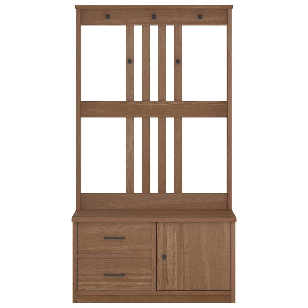 salės medis "SANDENS" 87x40x159,5 pušies masyvo
