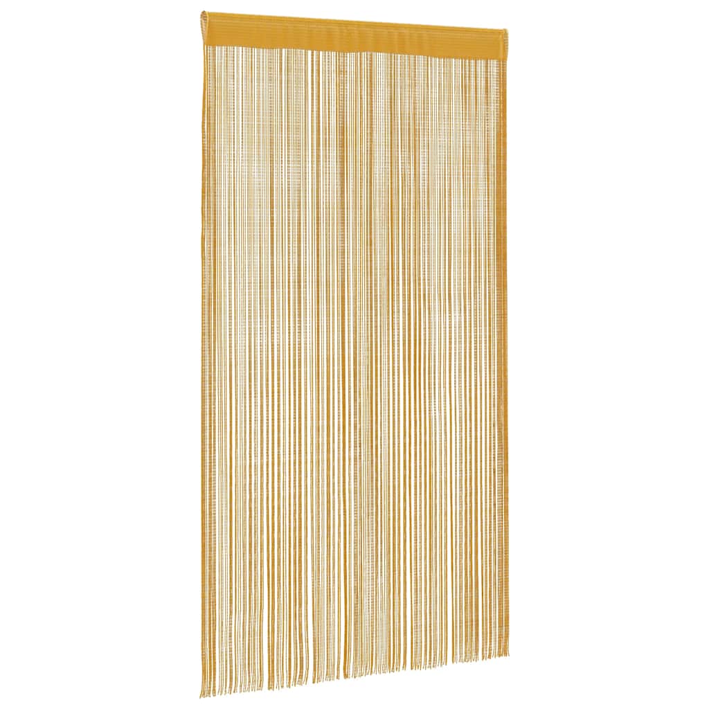 Virvelinės užuolaidos, 2 vnt., auksinės spalvos, 100x250 cm