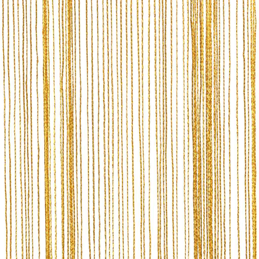 Virvelinės užuolaidos, 2 vnt., auksinės spalvos, 100x250 cm