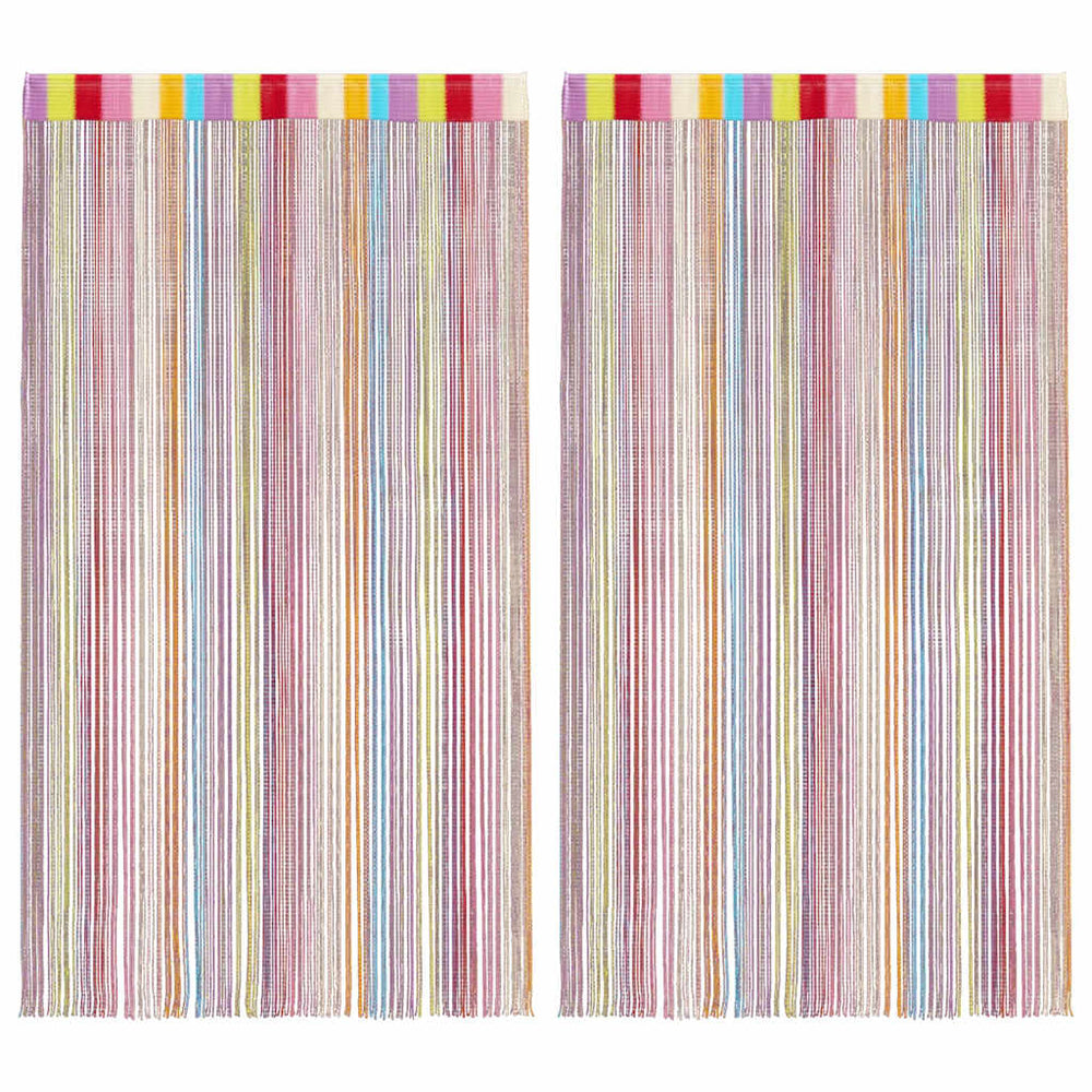 Virvelinės užuolaidos, 2vnt., 140x250cm, įvairių spalvų