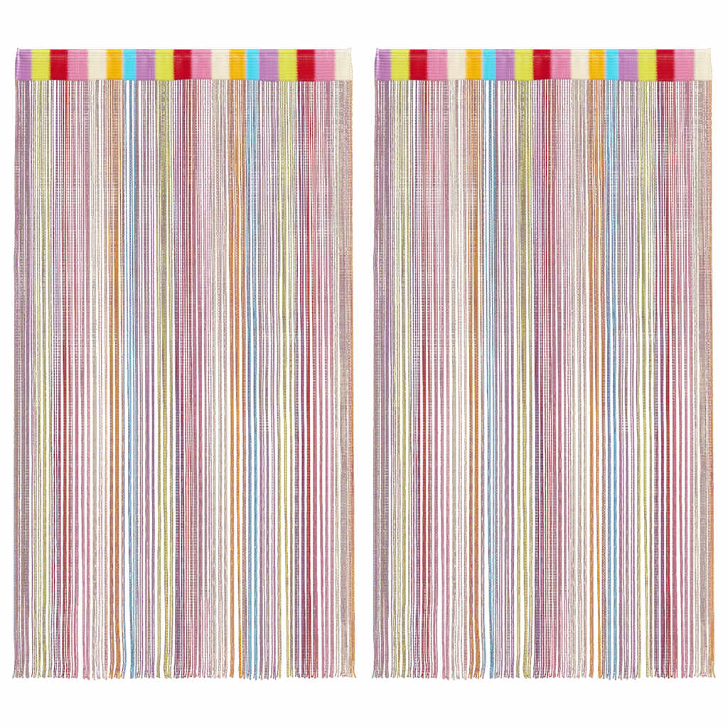 Virvelinės užuolaidos, 2vnt., 140x250cm, įvairių spalvų