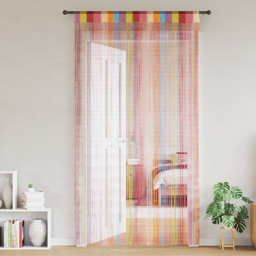 Virvelinės užuolaidos, 2vnt., 140x250cm, įvairių spalvų