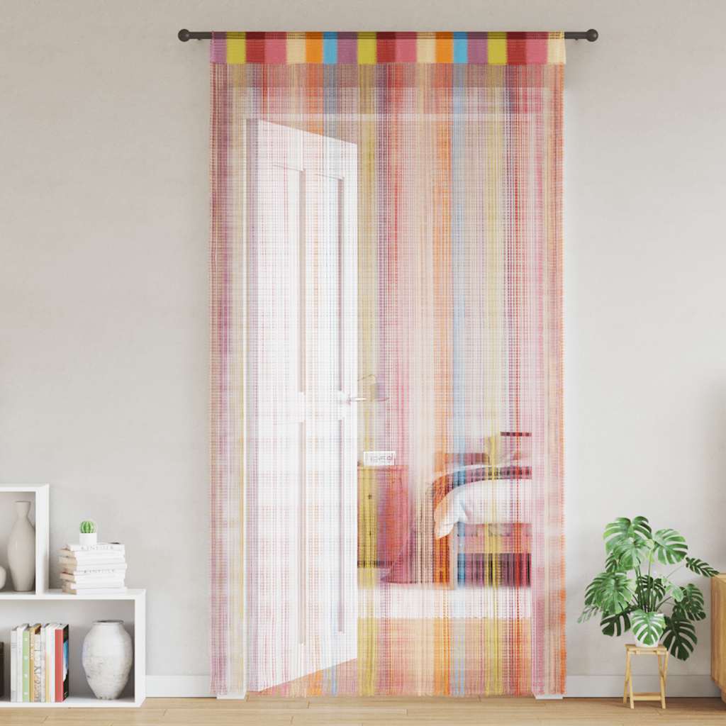 Virvelinės užuolaidos, 2vnt., 140x250cm, įvairių spalvų