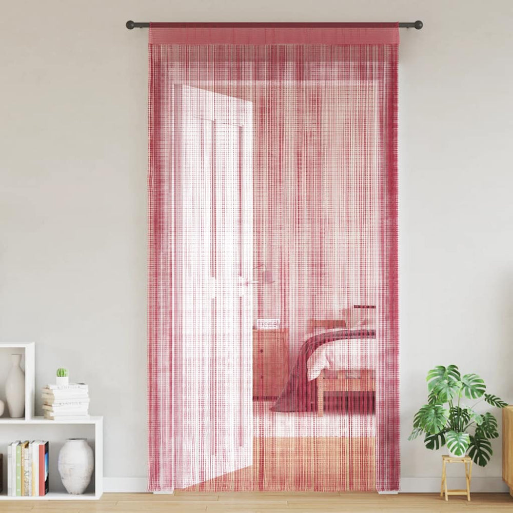 Virvelinės užuolaidos, 2 vnt., rožinės, 100x250 cm