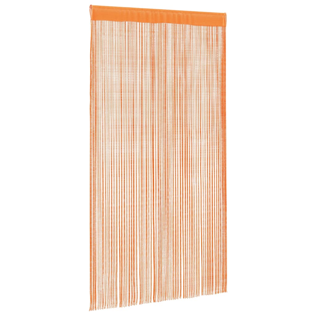 Virvelinės užuolaidos, 2 vnt., oranžinės, 100x250 cm