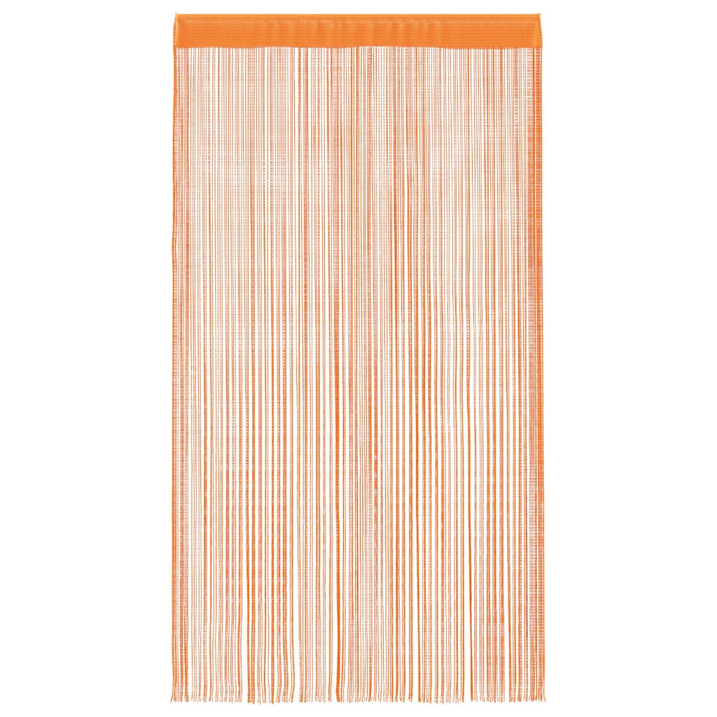 Virvelinės užuolaidos, 2 vnt., oranžinės, 100x250 cm