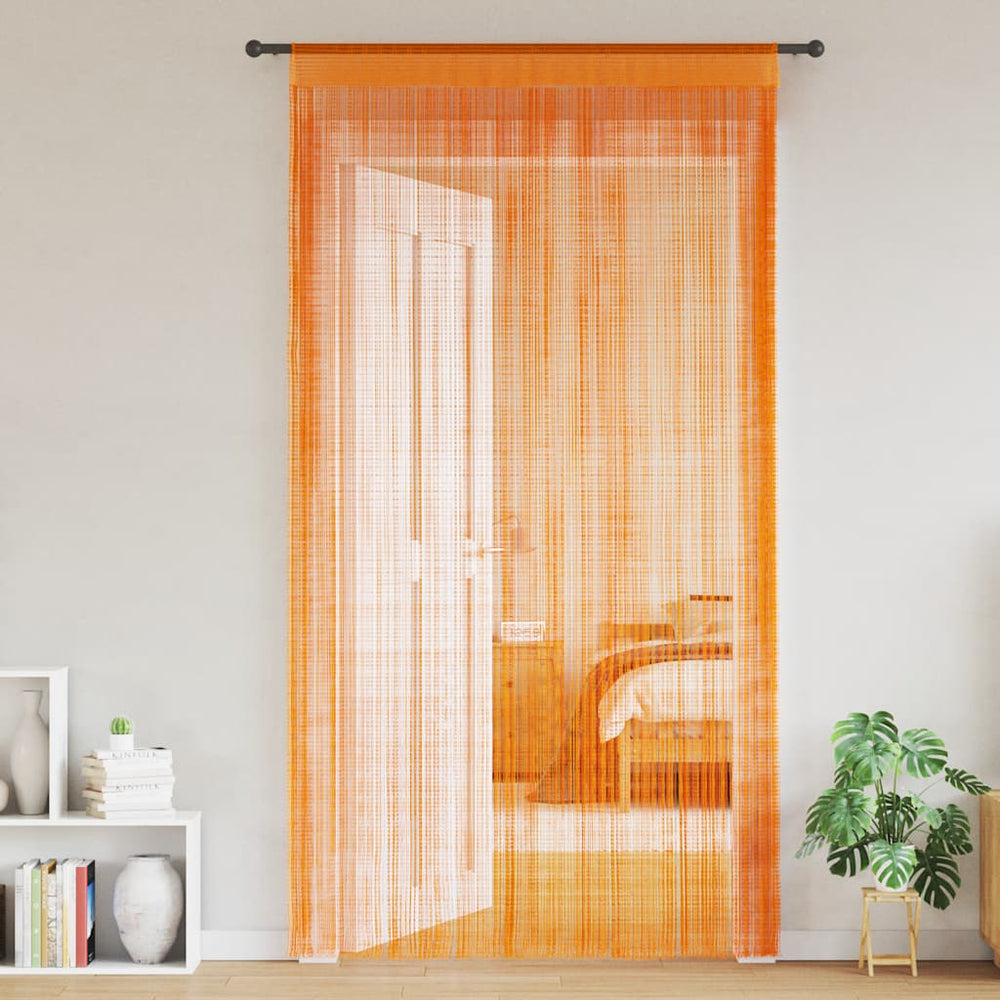 Virvelinės užuolaidos, 2vnt., 140x250cm, oranžinės spalvos