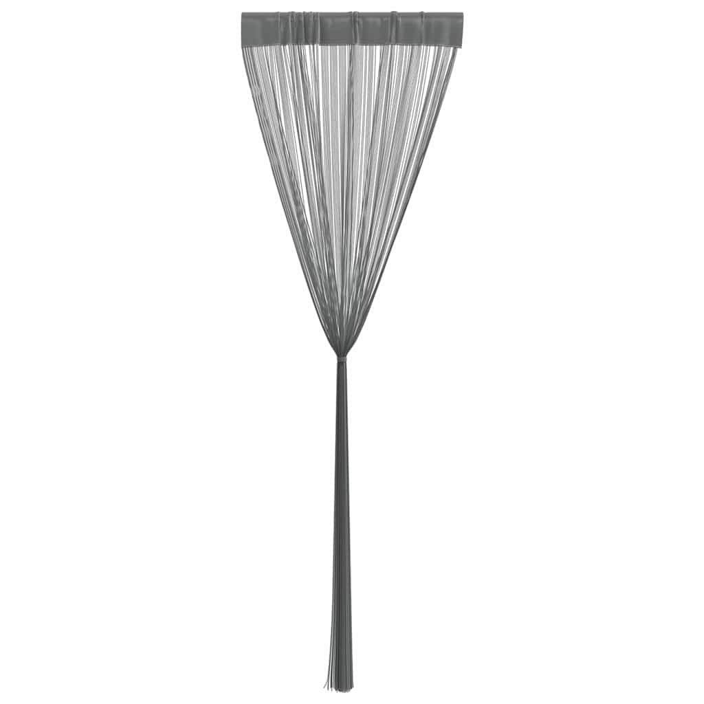 Virvelinės užuolaidos, 2vnt., 100x250cm, antracito spalvos