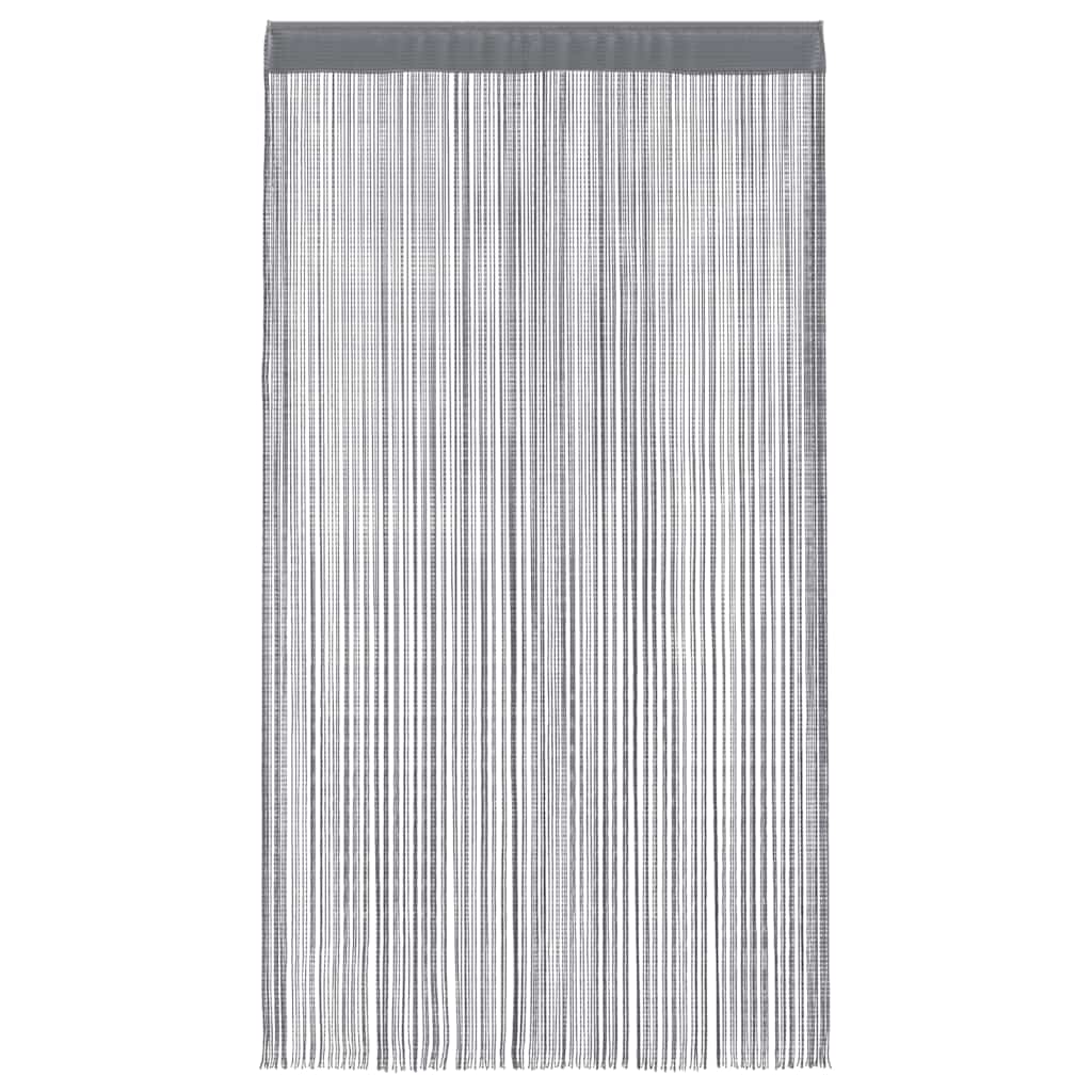 Virvelinės užuolaidos, 2 vnt., antracito spalvos, 140x250 cm