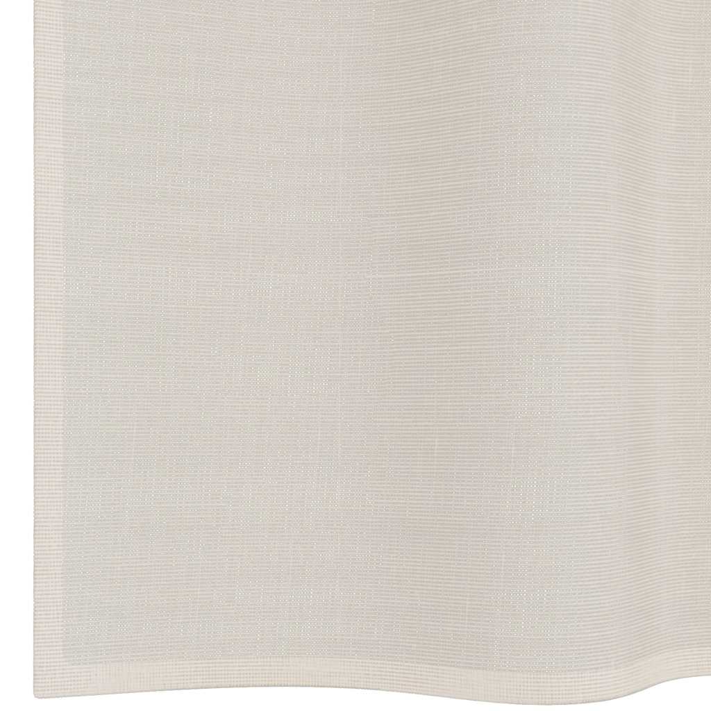 Voile užuolaidos su įvorėmis, 2vnt., kreminės, 140x140cm