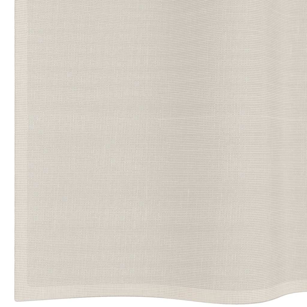 Voile užuolaidos su įvorėmis, 2vnt., kreminės, 140x225cm
