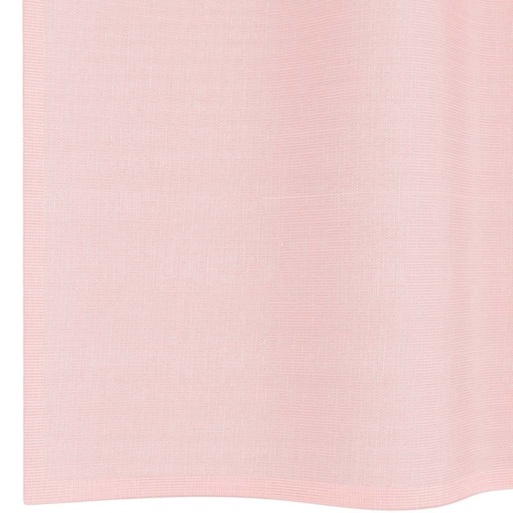 Voile užuolaidos su įvorėmis, 2vnt., šviesiai rožinė, 140x225cm