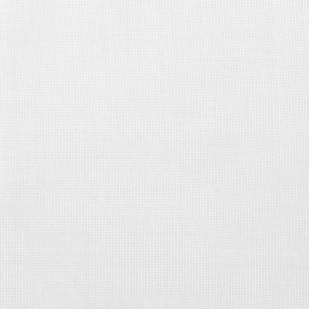 Voile užuolaidos su įvorėmis, 2vnt., baltos spalvos