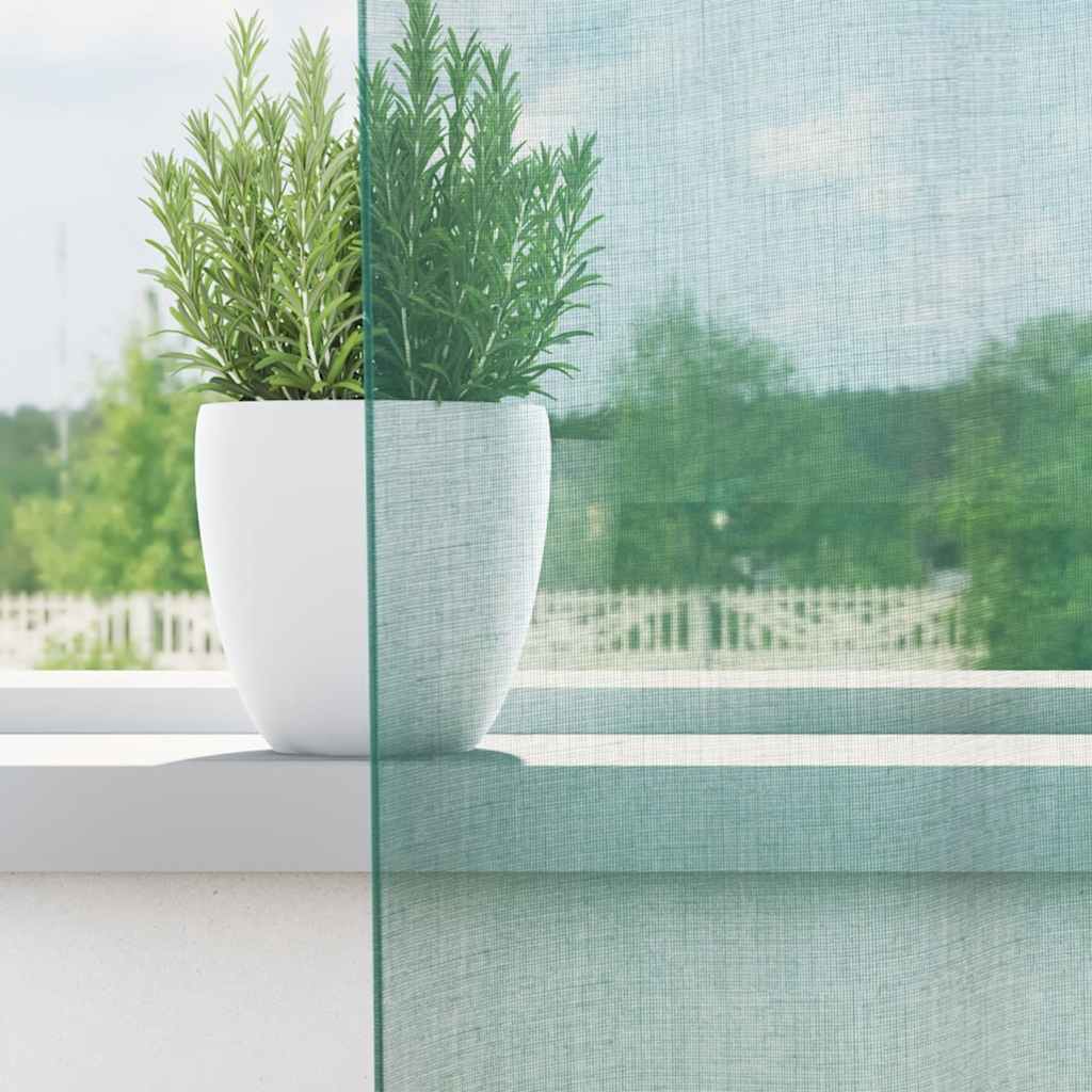 Voile užuolaidos su strypų kišenėmis, 2vnt., turkio spalvos