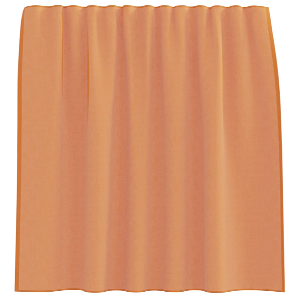 Voile užuolaidos su kilpomis, 2vnt., terakota sp., 140x140cm