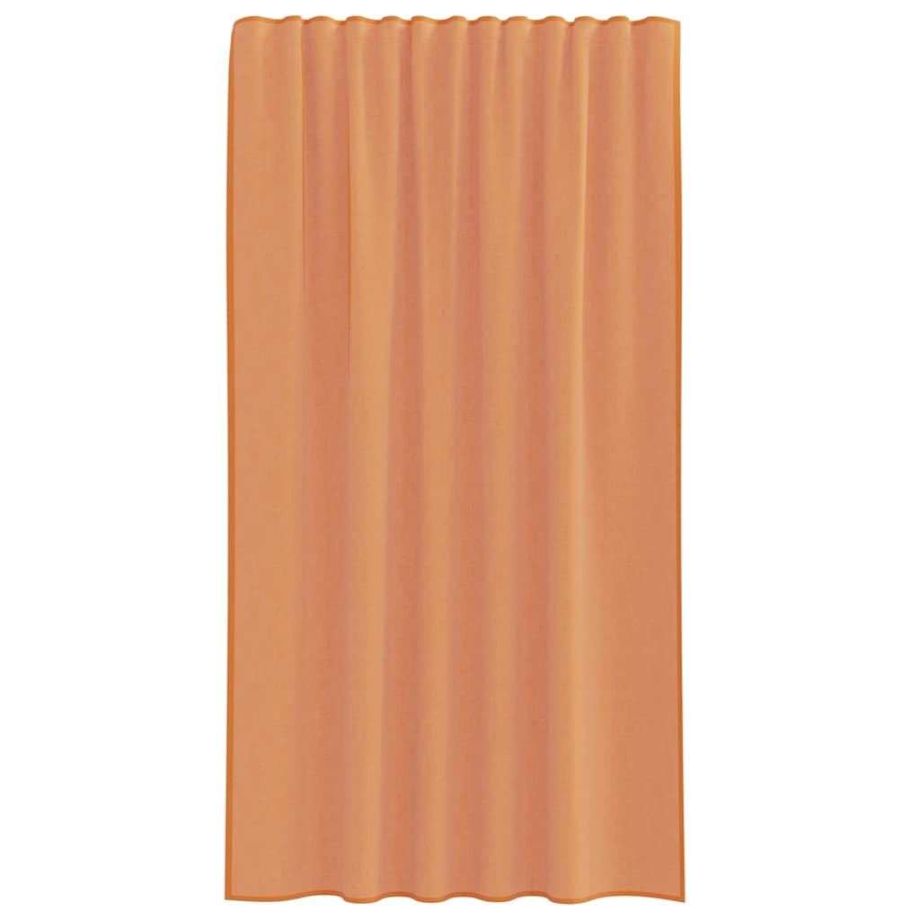 Voile užuolaidos su kilpomis, 2vnt., terakota sp., 140x175cm
