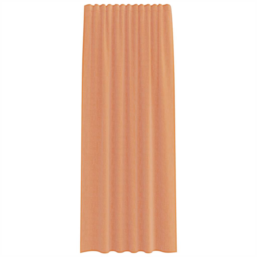 Voile užuolaidos su kilpomis, 2vnt., terakota sp., 140x225cm