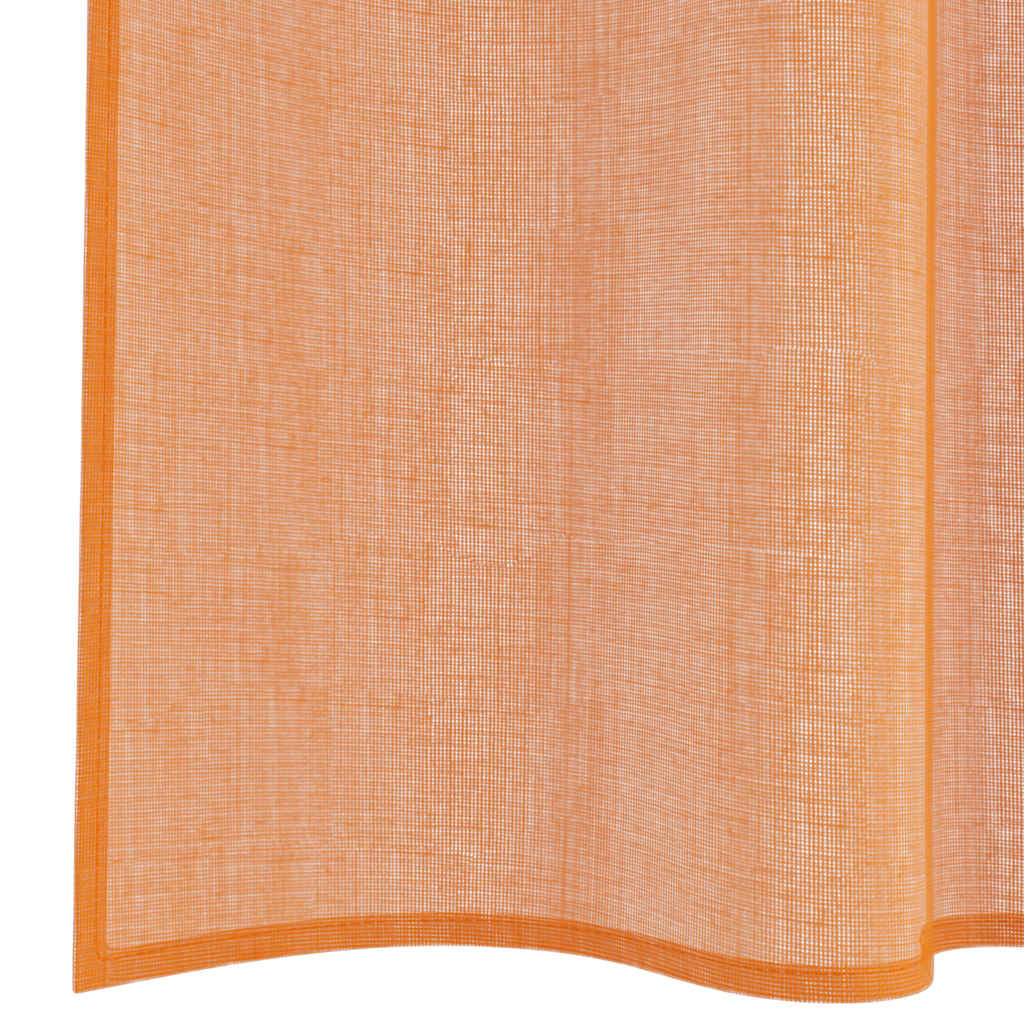 Voile užuolaidos su kilpomis, 2vnt., terakota sp., 140x245cm