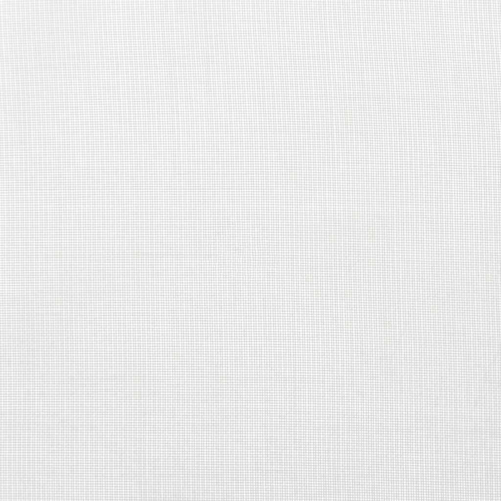 Voile užuolaidos su kilpomis, 2vnt., baltos spalvos, 140x245cm