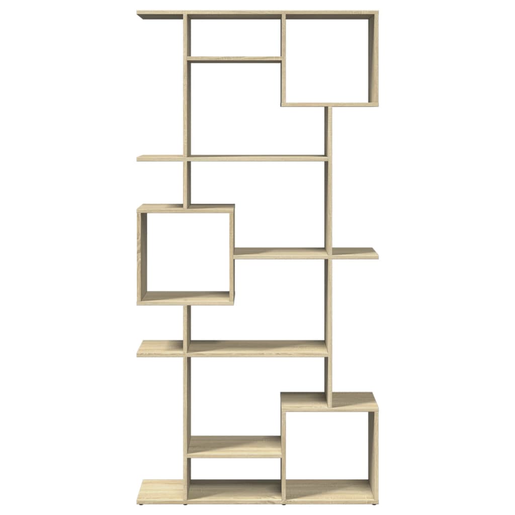Grāmatu plaukts, ozola krāsa, 92x29x188cm, MDF