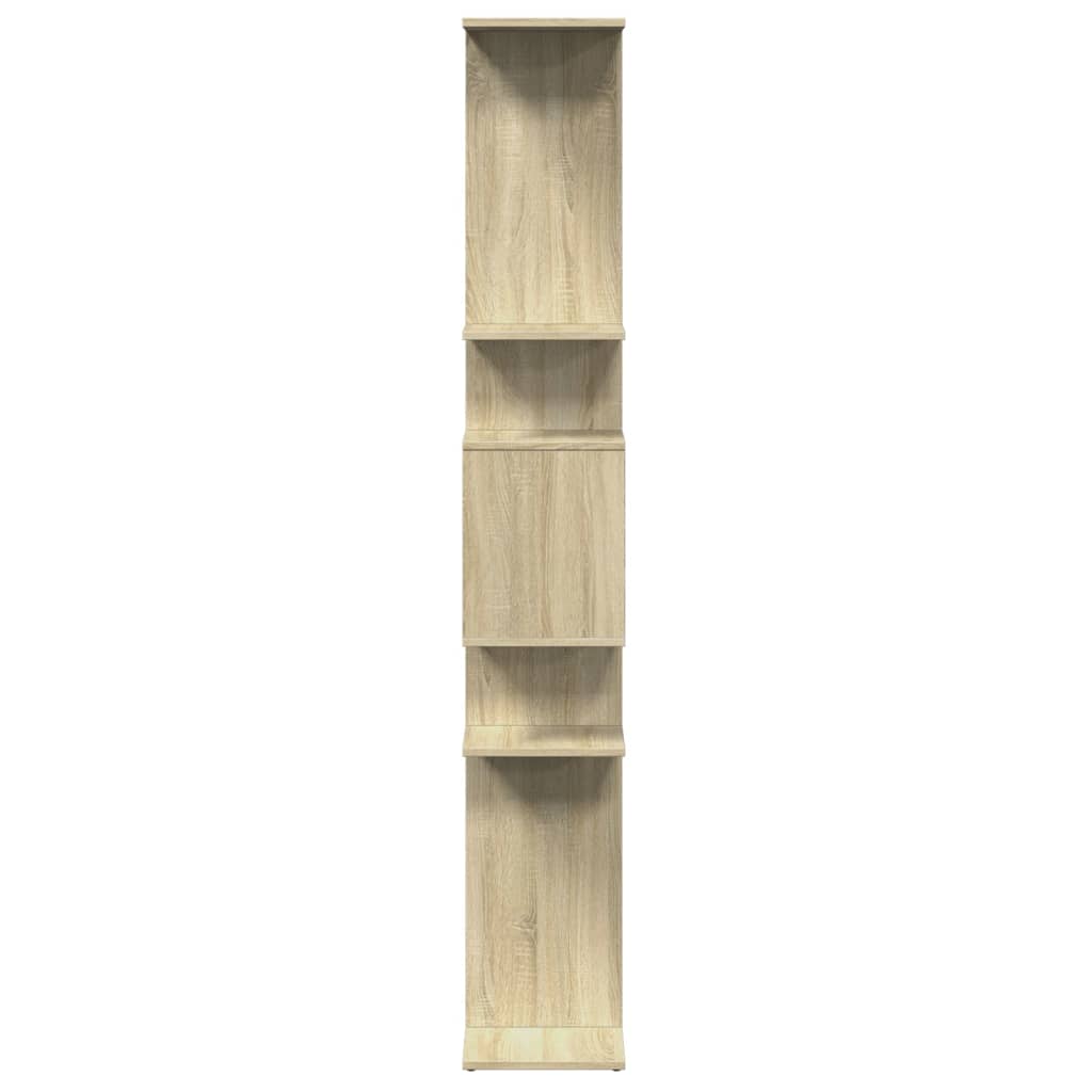Grāmatu plaukts, ozola krāsa, 92x29x188cm, MDF