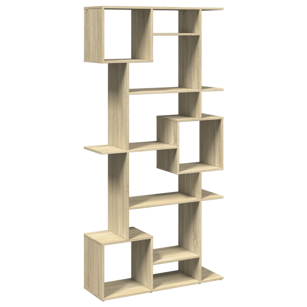Grāmatu plaukts, ozola krāsa, 92x29x188cm, MDF