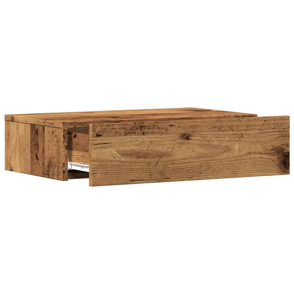 Televizoriaus spintelė su LED, medienos, 60x35x15,5cm