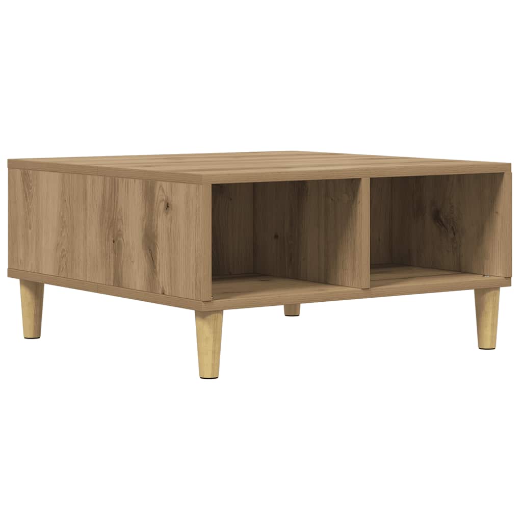 Kafijas galdiņš, amata ozols, 60x60x30cm, apstrādāta koksne