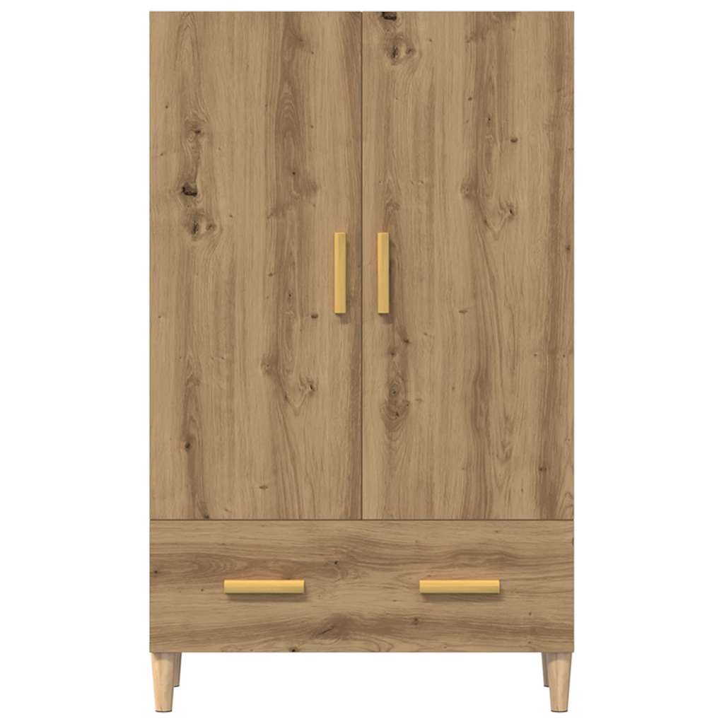 Chest of drawers, artisan oak color, 70x31x115cm, engineered wood