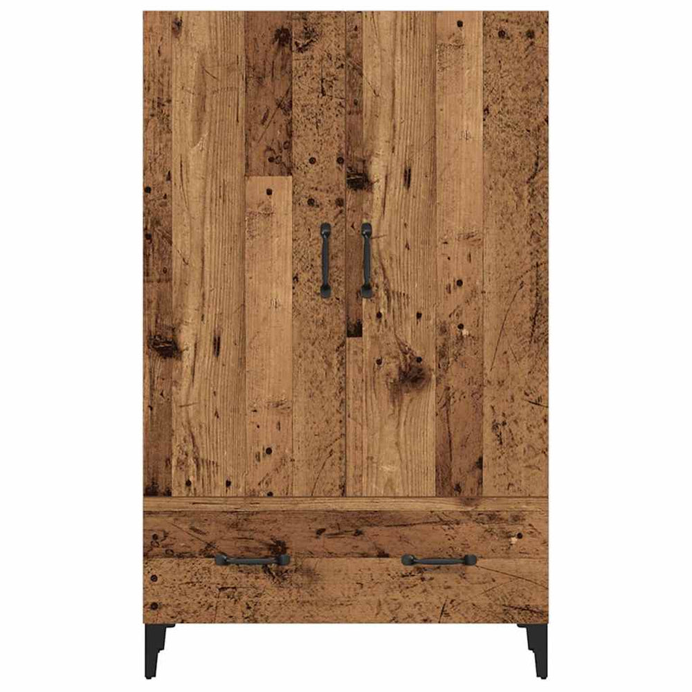 Highboard Old Wood 70x31x115 cm Engineered Wood