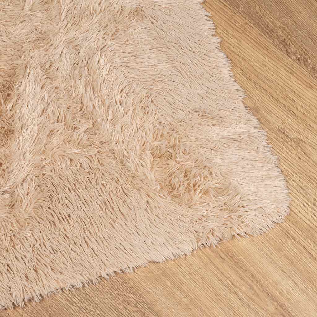 Shaggy tipo kilimas, NAVARRA, 80x150 cm, smėlio, poliesteris