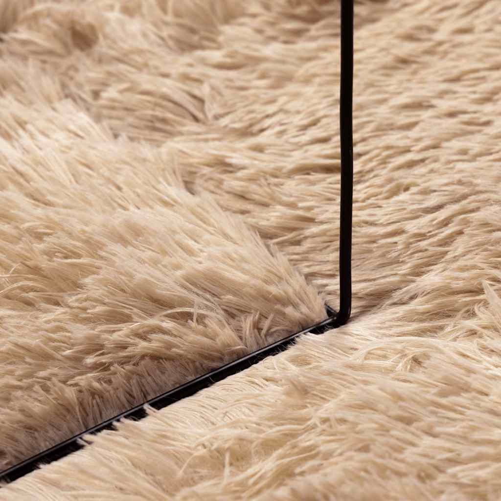Shaggy tipo kilimas, NAVARRA, 80x150 cm, smėlio, poliesteris