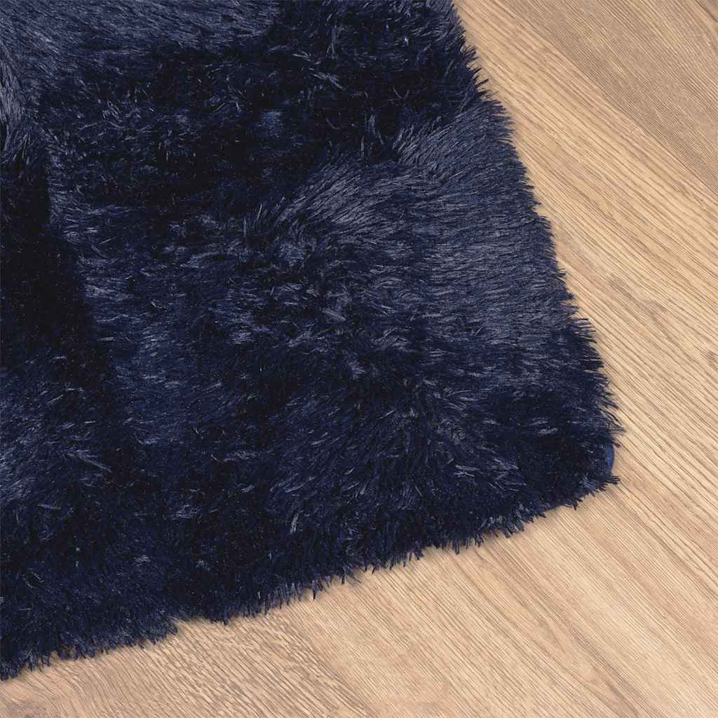 Shaggy tipo kilimas, 240x340 cm, tamsiai mėlyna, poliesteris