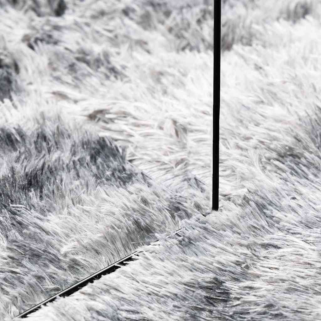 Shaggy tipo kilimas, 200x200 cm, šviesiai pilka, poliesteris