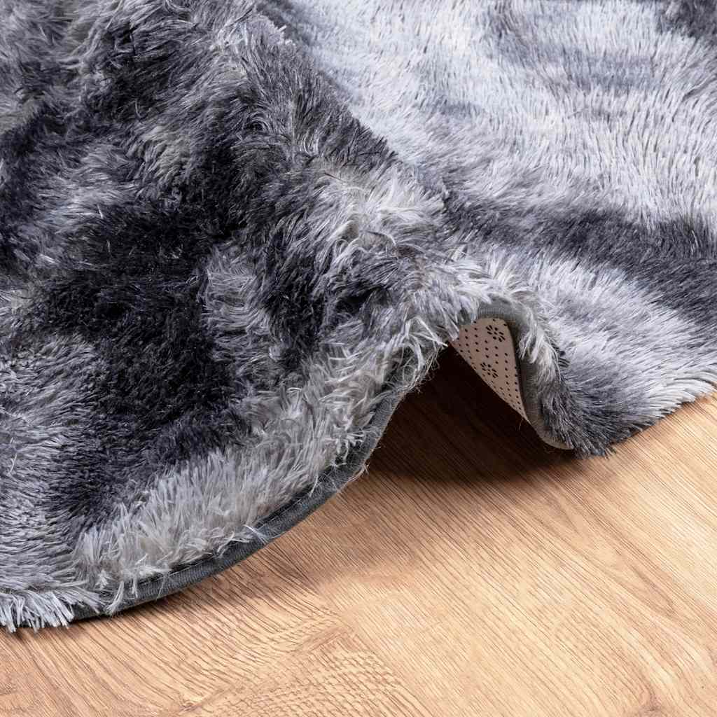 Shaggy tipo kilimas, 120x120 cm, aukšti šereliai, poliesteris