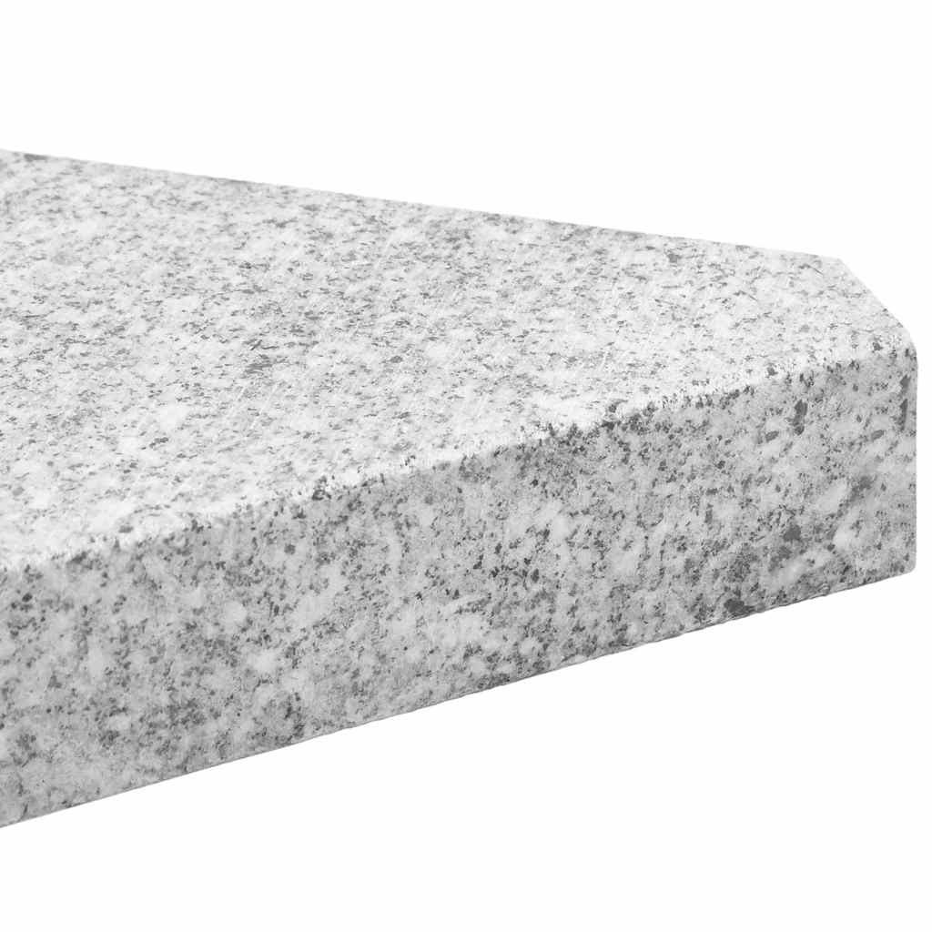 5 dalių sodo skėčio pagrindų komplektas, granitas ir plienas