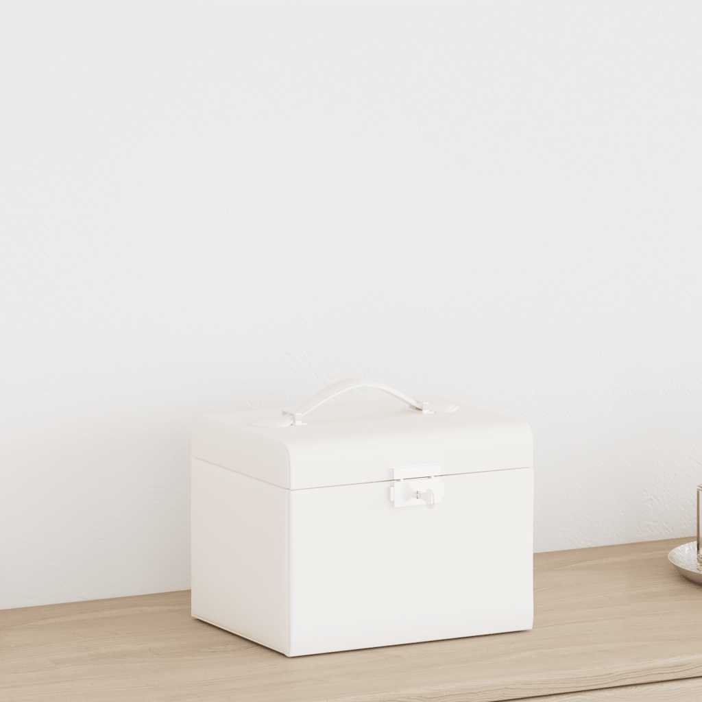 4-tier jewelry box with mirror, 22.5x17.5x16.5cm