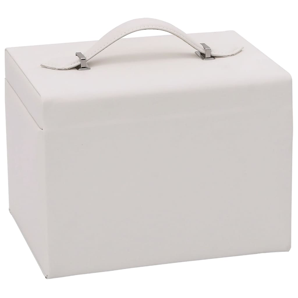 4-tier jewelry box with mirror, 22.5x17.5x16.5cm