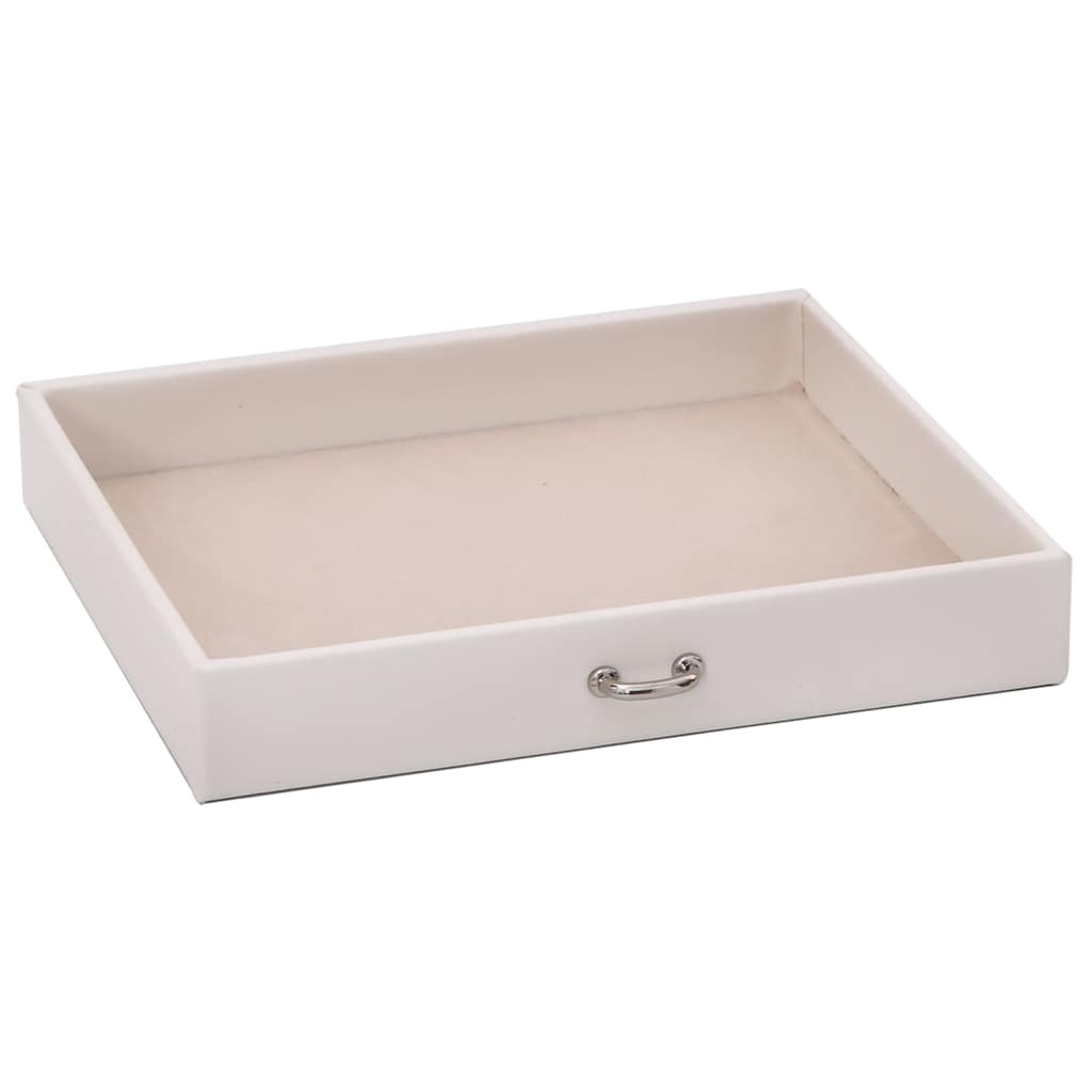 4-tier jewelry box with mirror, 22.5x17.5x16.5cm