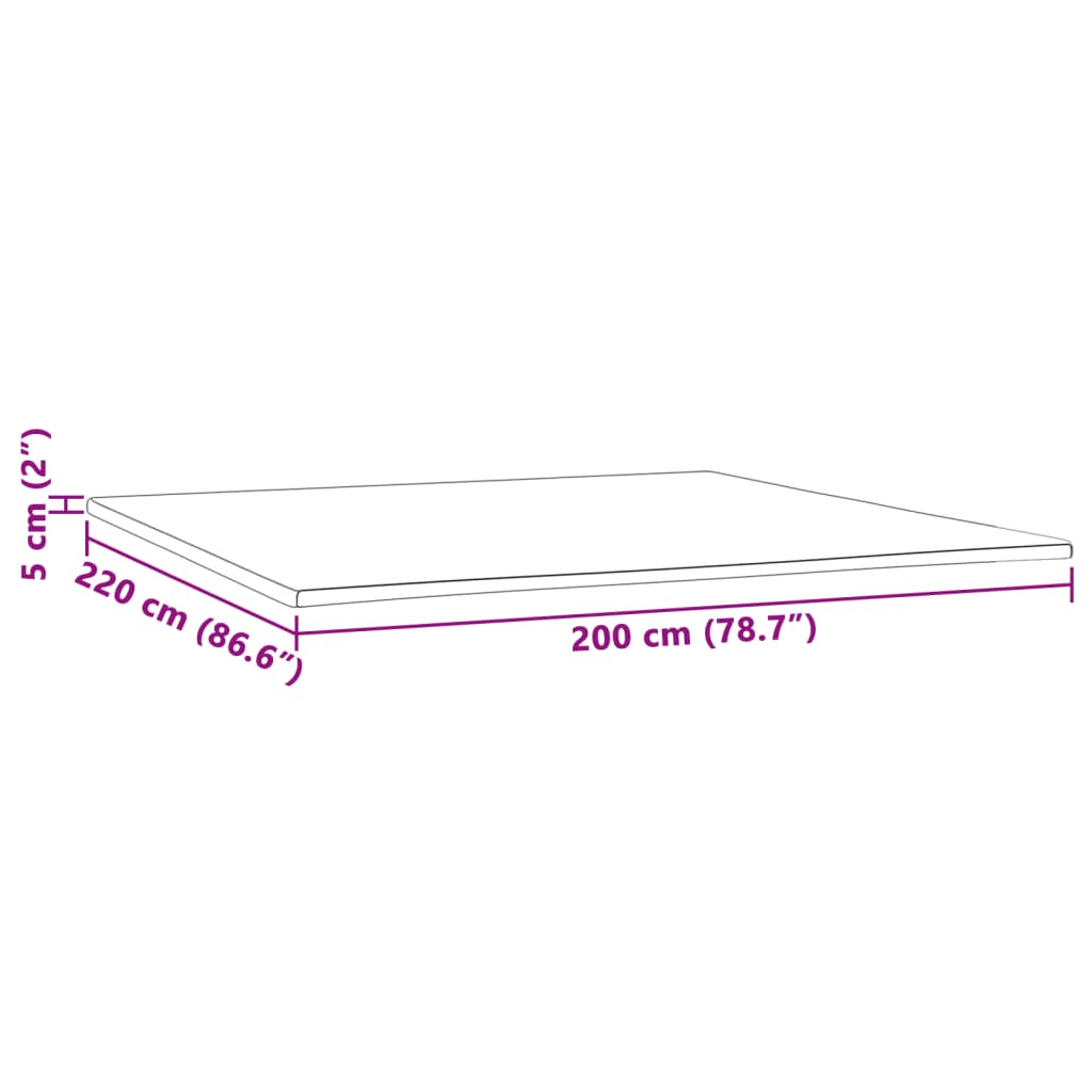 Topper, 200x220x5cm