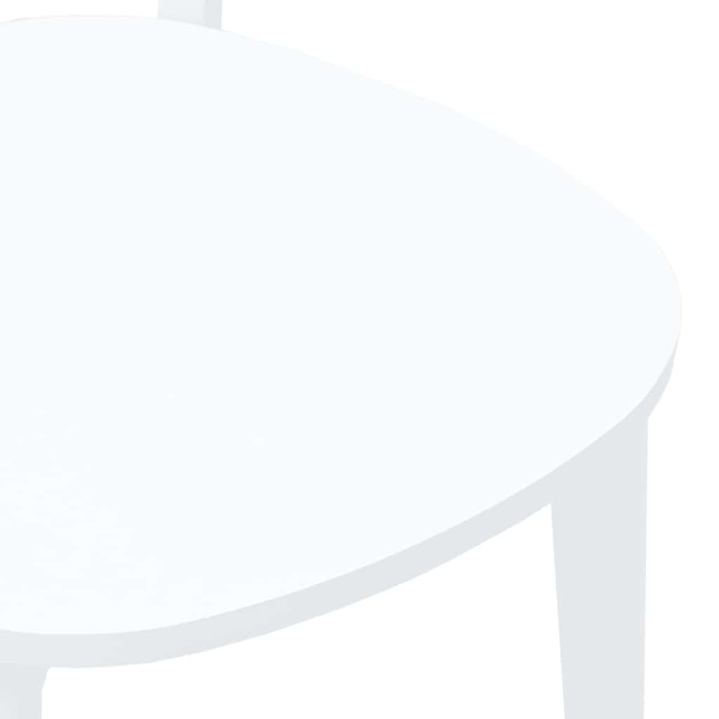 Dining Chairs 2 pcs White solid rubberwood