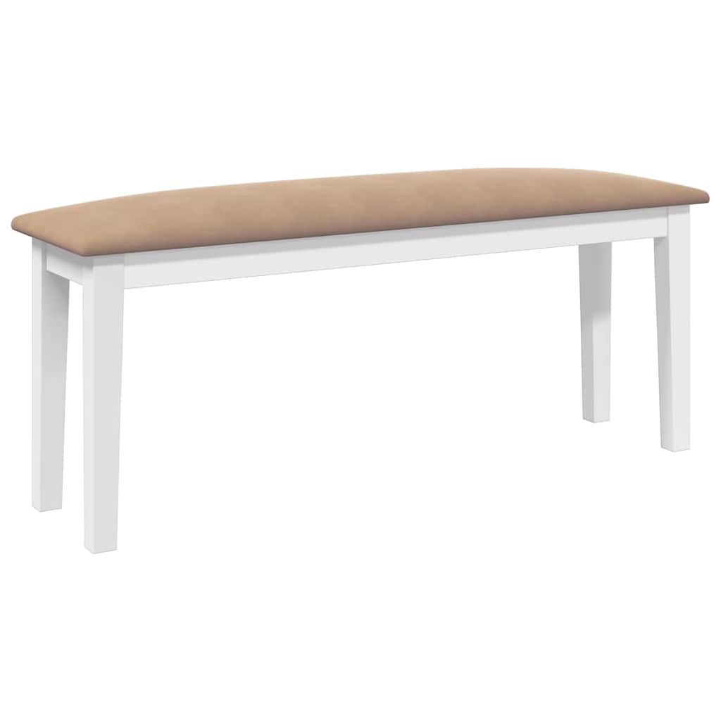 Sols 110 cm Balts masīvkoks gumija