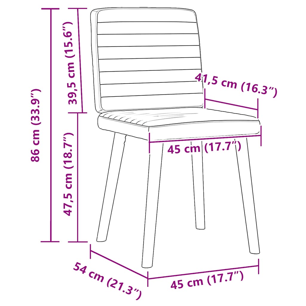 Dining chairs, 4 pcs, grey, fabric