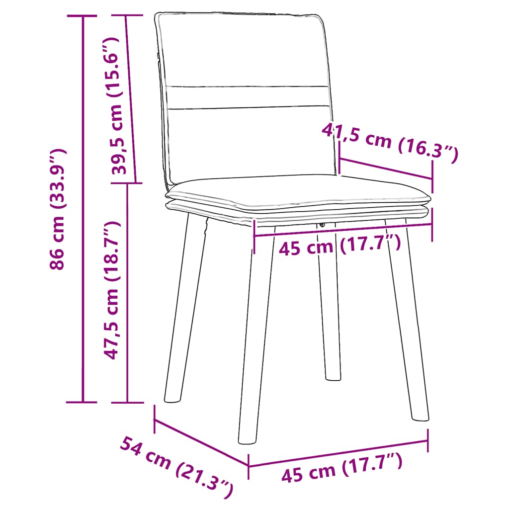 Dining chairs, 4 pcs, dark grey, fabric