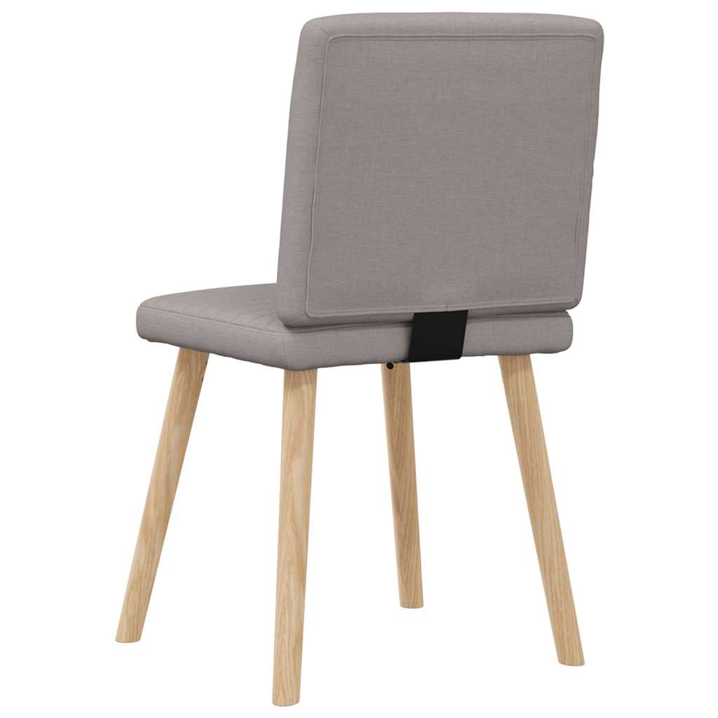 Valgomojo kėdės, 6vnt., taupe spalvos, audinys