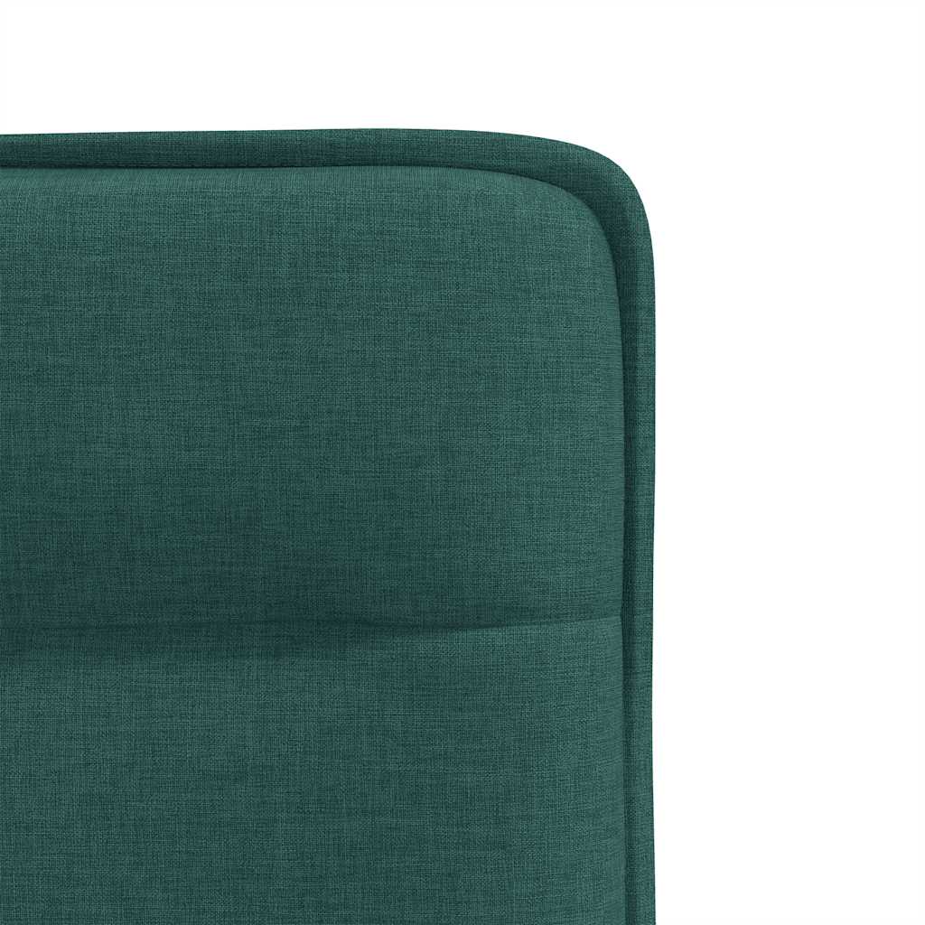Dining Chairs, 6 pcs, Dark Green, Fabric (3x324171)